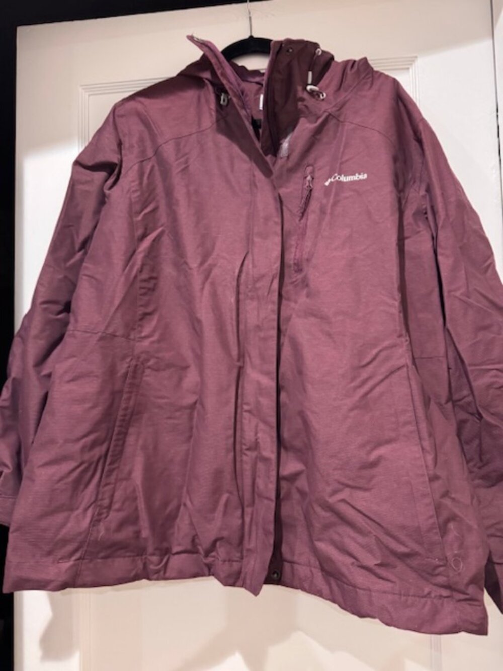 Purple Women's Columbia Ski Jacket Women's 2x EUC